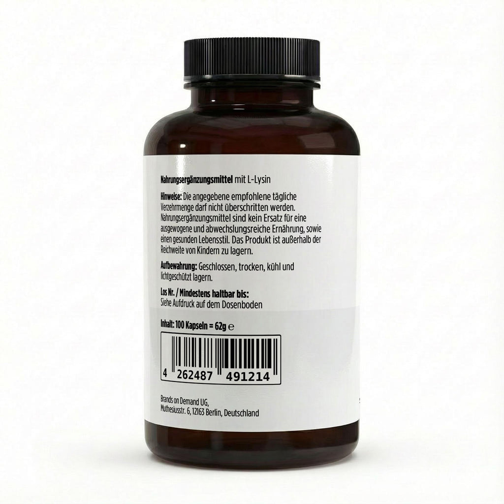 L-Lysine - 100 Capsules