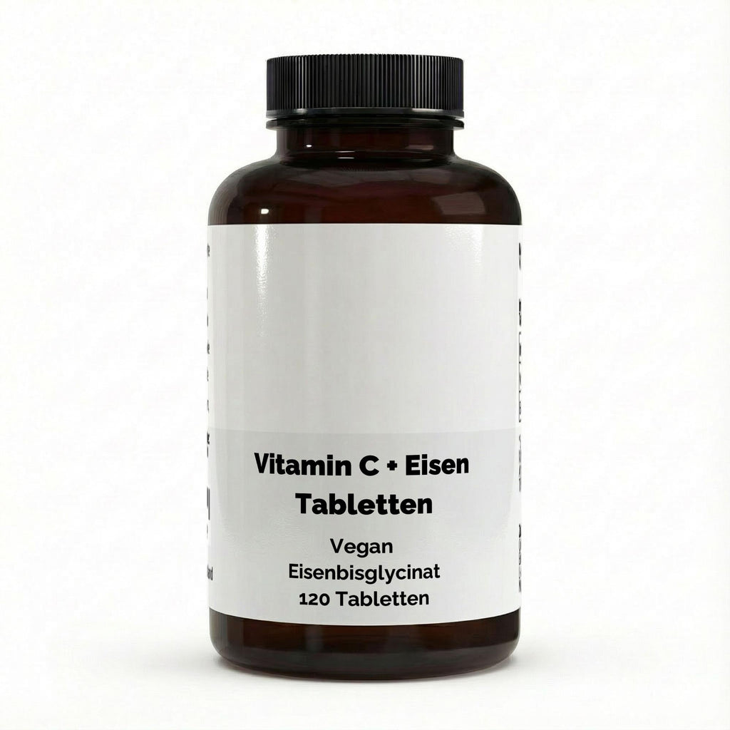 Iron + Vitamin C - 120 vegan tablets